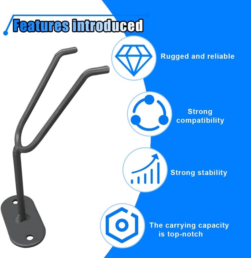 LHDOS 3PCS Heavy Duty Wall Mount Spray Gun Holder, Gravity Feed Paint Gun Holder Stand, Heat Gun Cup Bracket, Attach to Spray Booth Walls & Work Station - Image 3